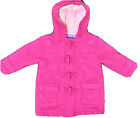 Baby Cherokee 9-12 Month Woollen Hot Pink Thick Heavy Winter Duffle Coat