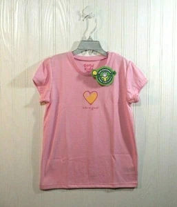 Life Is Good Girls Sleep Shirt Pink Size M 7-8 NWT - Picture 1 of 3