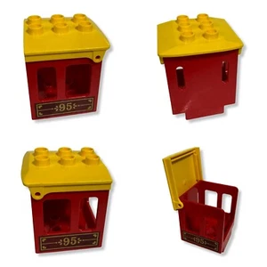 Lego Duplo Cargo Train Engineer’s Cab Red/Yellow #95 EUC 10875 - Picture 1 of 5