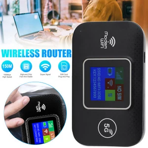 4G LTE WiFi Router Wireless Hotspot 150 Mbit/s WLAN Router Tragbarer Breitband - Afbeelding 1 van 12