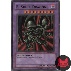 Yugioh Black Skull Dragon MRD-E018 Ultra Rare MP - Picture 1 of 2
