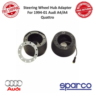 Adaptador de cubo de volante Sparco para Audi A4 / A4 Quattro 1994-01 #01502074CA Foto 1 de 4
