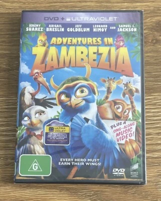 Adventures In Zambezia | UV (DVD, 2012) New Sealed PAL R4 - image 1 of 2