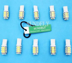 10x 12V T10 42-SMD White Camper Trailer LED Light Bulbs replacement 280 285 2825 - Picture 1 of 2