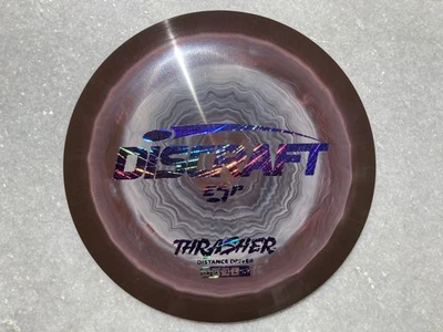 Discraft ESP Thrasher-Insanely Swirly Deep Burgundy, Sparkly Red w Purple Foil - Image 1 of 4
