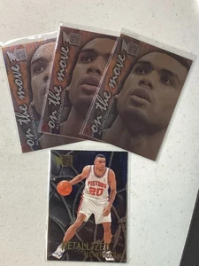 1996-97 Fleer Metal Basketball #113 Allan Houston On the Move  Metallized #126 - Picture 1 of 6