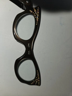 Vintage Ballet Jewels Lucite/Rhineston Lorgnette Folding Opera Theater Glasses - Image 1 of 4