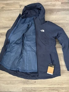 THE NORTH FACE Inlux Triclimate Women Jacket S, 3 in 1 Insulated Hooded Dryvent - Picture 1 of 14