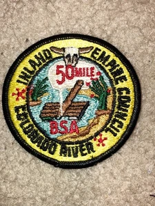 Boy Scout BSA Inland Empire Council California 50 Mile Historic Trail Patch - Picture 1 of 1