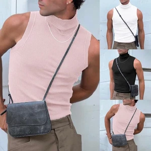 Vest Vest Men Sleeveless Slim Fit Bodybuilding Tank Tops Brand New Tops - Picture 1 of 30