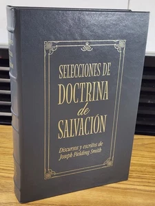 Selecciones de Doctrina de Salvación Employee Leather SPANISH 2001 Gift LDS - Foto 1 di 10