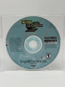 Marvel vs. Capcom 2 (Sega Dreamcast, 2000) Disc Only Tested & Working