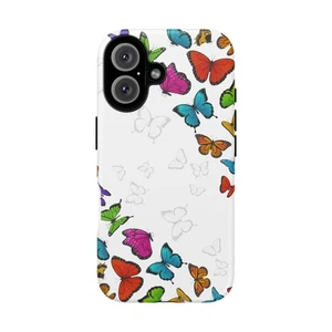 Butterfly Phone Case - Colorful Tough Cases for Nature Lovers, Spring Gifts - Picture 1 of 99
