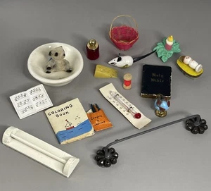 Vintage Puppenhaus Miniaturen diverses Zubehör - Bild 1 von 3