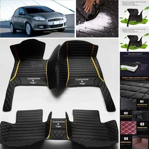 For Fiat Bravo Car Floor Mats Luxury Waterproof Carpets Liners Interior Auto - Imagen 1 de 34