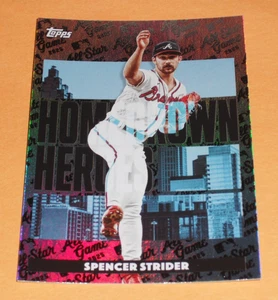 2025 Topps All Star Game Spencer Strider Homegrown Heroes #HH-10 Atlanta Braves - Picture 1 of 2