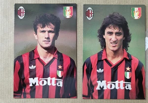 AC MILAN-CAMPIONATO 1991 92-12� SCUDETTO-LOTTO 2 CARTOLINE-D7-184 - Picture 1 of 1