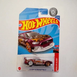2022 Hot Wheels NOT Super Custom '18 Ford Mustang GT Spoiler Alert 5/5 #175/250 - Picture 1 of 2