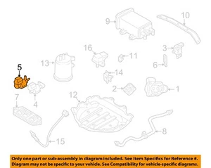MAZDA OEM 99-03 Protege EGR System-Purge Solenoid Valve KL0118741 - Bild 1 von 2