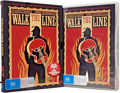 WALK THE LINE - Joaquin Phoenix, Reese Witherspoon, Ginnifer Goodwin - 2 DVDs - image 1 of 2