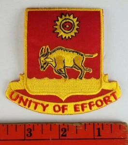 Vintage Unity of Effort 465th Airborne Field Artillery Battalion Army Patch - Picture 1 of 2