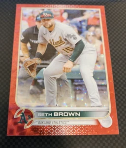 Aggiornamento Topps 2022 Red Foil SP #US166 Seth Brown Oakland Athletics /199 - Foto 1 di 2