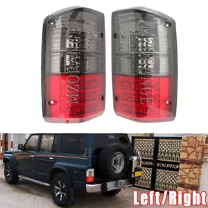 Pair Red &Smoked Rear Tail Light Lamp For Nissan Patrol GQ 1/2 Series 1988-1997 - Picture 1 of 10