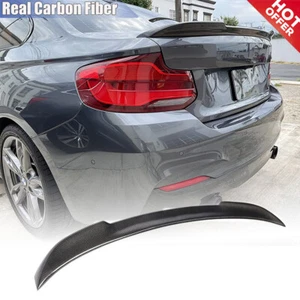 Ala alerón labial trasero de fibra de carbono para BMW Serie 2 F22 F87 M2 cupé 14-19 - Imagen 1 de 13
