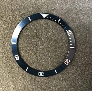 Tag Heuer 1000 Lünetteneinsatz: 980.613 Mitternachtsblau Uhr Ersatzteil - Bild 1 von 8
