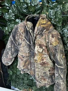 Real Work Wear Camo Hooded Jacket Youth XL - Picture 1 of 2