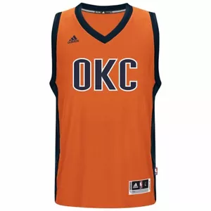 Oklahoma City Thunder Adidas Climacool Alt. Orange Leer Herren Swingman Trikot - Bild 1 von 5