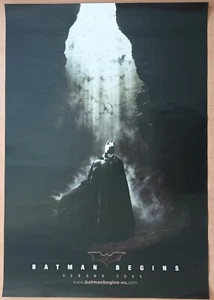 Batman Begins ORIGINAL Spanish 2005 Teaser POSTER unfolded batcave art! - Picture 1 of 1