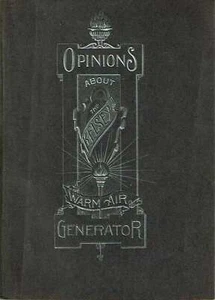 Kelsey Heating Company / Kelsey WARM AIR GENERATOR COVER TITLE OPINIONS 1901 - Picture 1 of 5