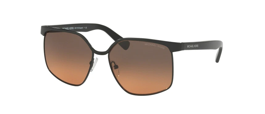 Michael Kors August Women's Black Geometric Sunglasses - Mk1018 114618 56