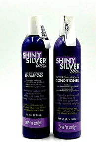 One N only Shiny Silver Ultra Shampoo & Conditioner 12 oz Duo - Picture 1 of 1