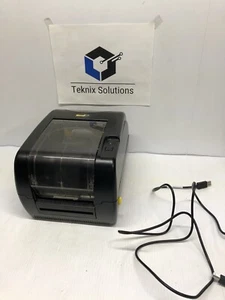WPL305E WASP BARCODE TECHNOLOGIES BARCODE LABEL THERMAL PRINTER W/ CABLE TESTED - Picture 1 of 20