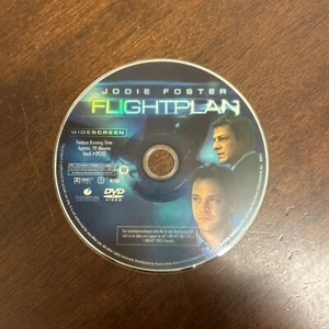 Flightplan DVD WS Jodie Foster Peter Sarsguard Sean Bean Disc Only Free Shipping - Picture 1 of 1