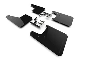 Rally Armor Black Mud Flaps w/ Metallic Black Logo for 2023-2025 Toyota Sequoia - Picture 1 of 4