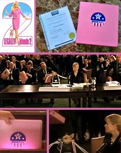 LEGALLY BLONDE 2: Reese Witherspoon Bruiser's Bill Folder w/Studio COA - Picture 1 of 7