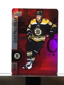2022-23 Upper Deck Tim Hortons Red Die Cuts #DC-15 David Pastrnak - Picture 1 of 2