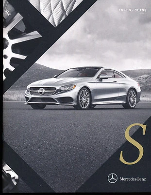 2016 Mercedes Benz S-Class Coupe 32-page Car Brochure Catalog - S550 S63 S65 AMG - Image 1 of 4