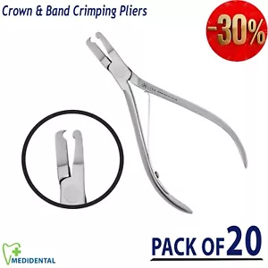 Alicates de prensado de banda Molar Premolar Bicúspide Ortho Bandas Alicates de corona Paquete de 20 - Imagen 1 de 4