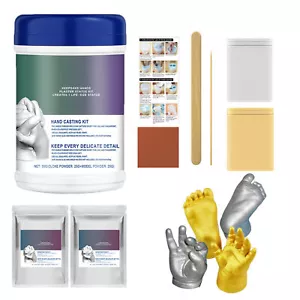 3D Mold-Maker Hands Casting Kit Plaster Statue Molding Kit Safe Modeling Powder - Picture 1 of 12
