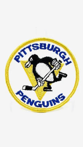 Vintage Pittsburgh Penguins Patch PENS MASCOT VINTAGE ROUND PATCH NOS NEW Cover
