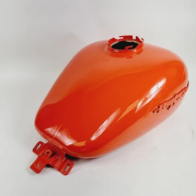 Harley Davidson Touring Modelos 2008-23 Genuinos Tanque de Gas Naranja Baja Foto 1 de 4