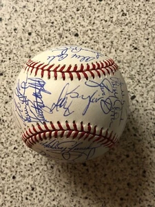 1993 Colorado Rockies Team Signed Rawlings ONL Official Baseball (33) Autos LOA - Picture 1 of 6