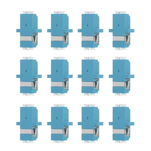 12pcs Fiber Optic Plastic Fiber Couplers to Flange Adapters - Afbeelding 1 van 35