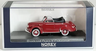 Norev 1:43 - 1951 Panhard Dyna X Cabriolet (红色)- 451803 — 第 1/4 张图片