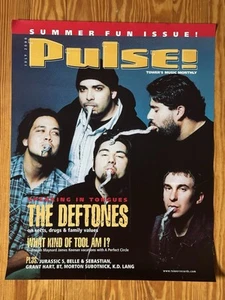 Deftones Pulse Magazine Tower Records Poster July 2000 Alt Metal Band Tongues - Picture 1 of 6