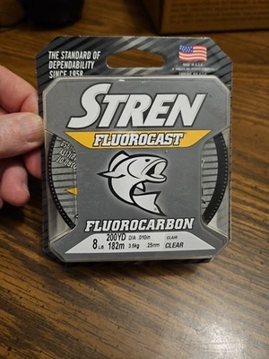 Fluorocarbono STREN Fluorocast 8 libras 200YD Clear Line ¡NUEVO EN CAJA! Foto 1 de 4